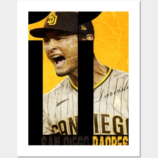 San Diego Padres- Back Number 11 Vintage Posters and Art